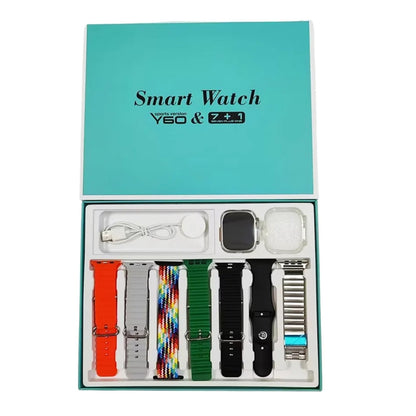 Y60 Smart watch with 7 Straps