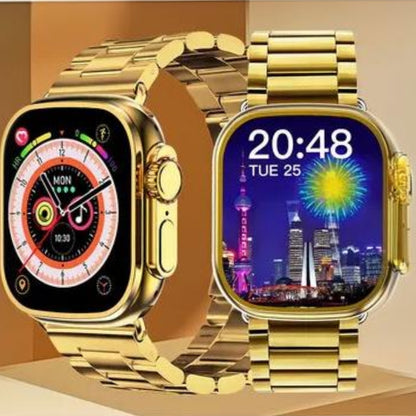 X 90 Ultra 2 MAX [Golden Edition] SMARTWATCH with Big 2.2 INFINTE Display.